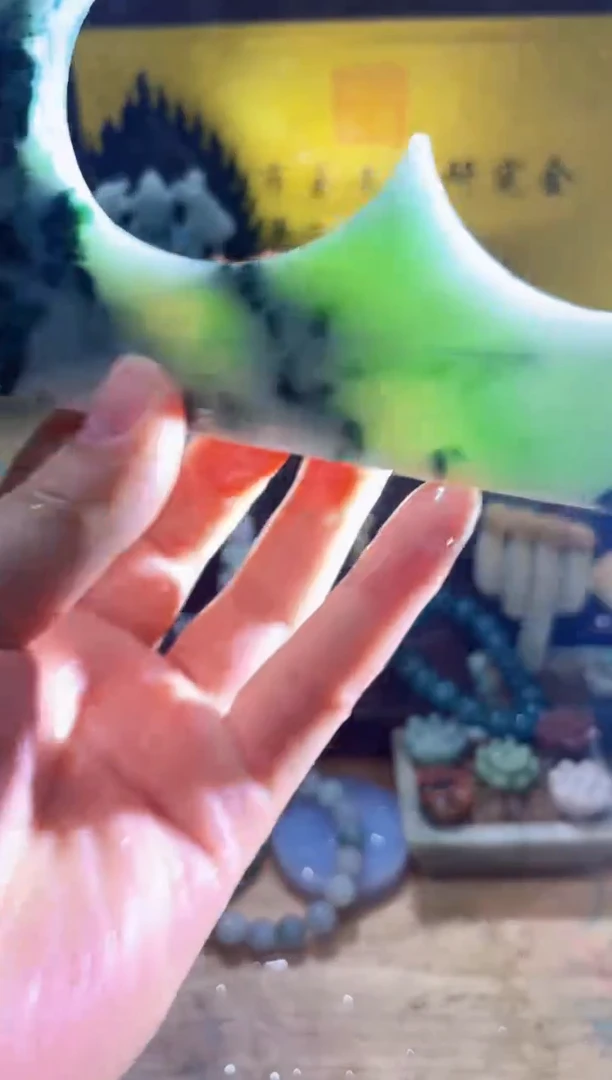 未镶嵌挂件翡翠A货常星8056