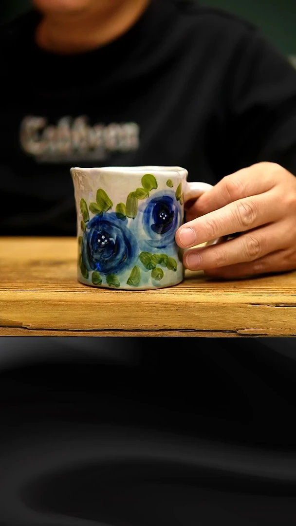 @@陶园瓷舍@@纯手工手绘@高温釉下彩