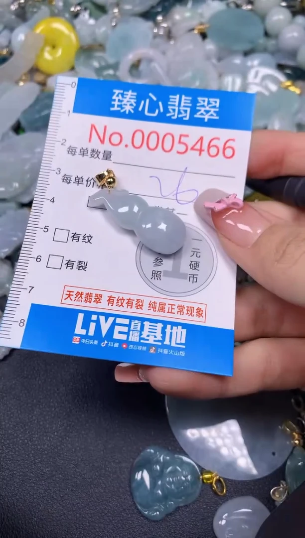 【闪购商品】翡翠颈饰未镶嵌含绳0005466