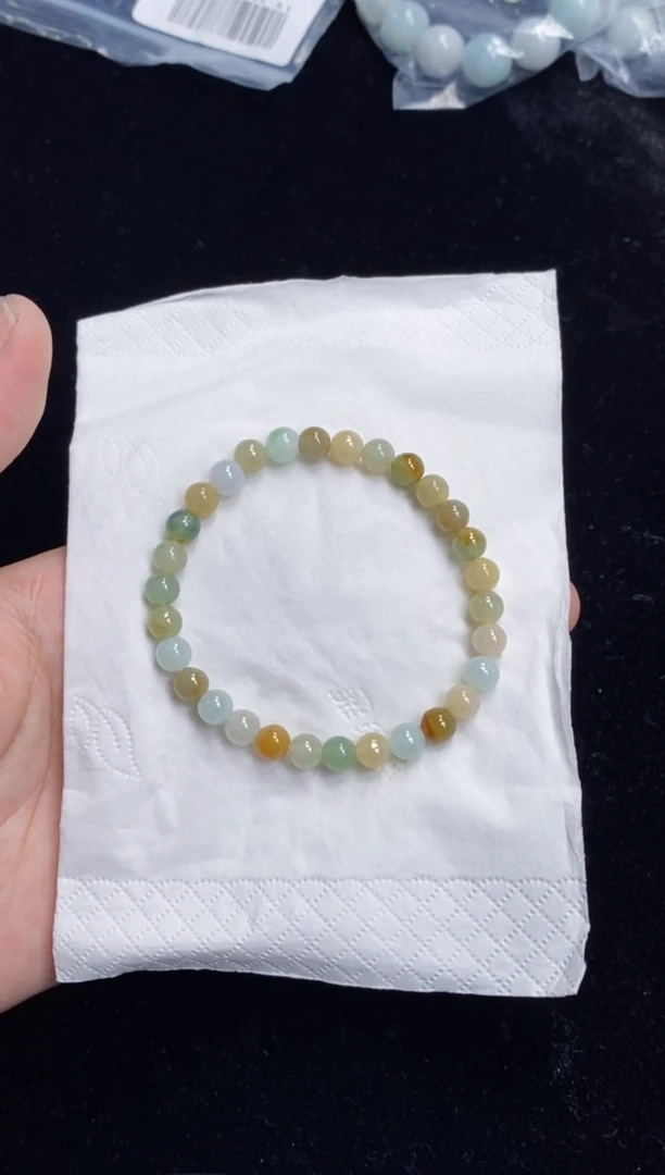 未镶嵌手串翡翠188号链接天然缅甸翡翠A货一物一证