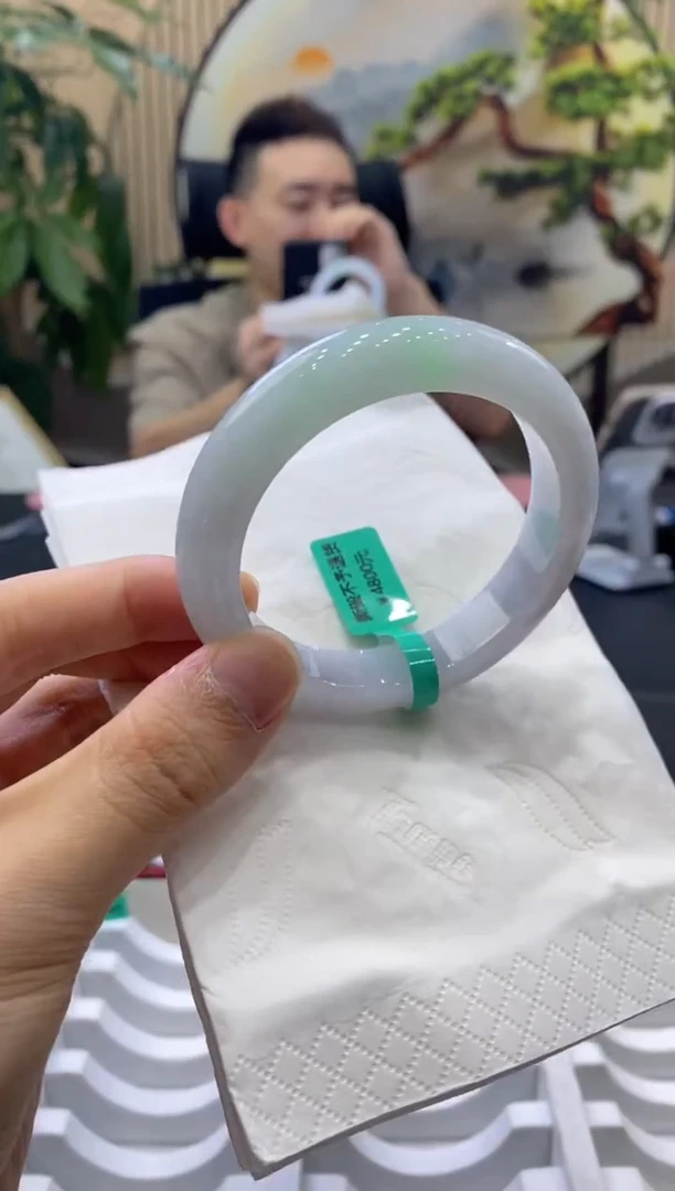 未镶嵌手镯翡翠48026