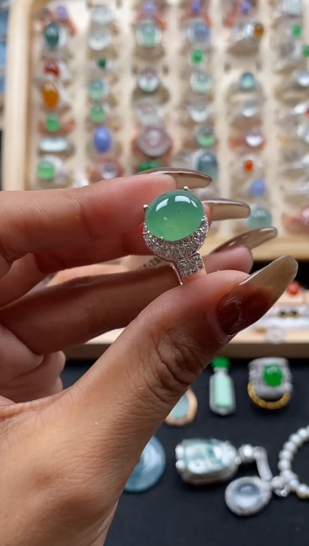 未镶嵌戒指翡翠缅甸天然a货翡翠