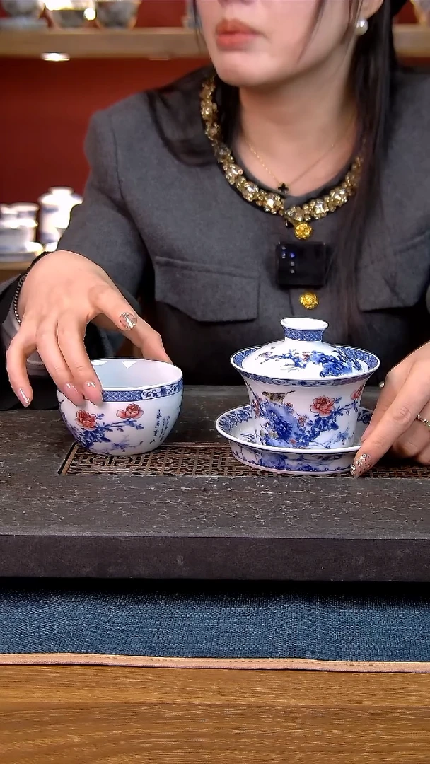 简装家用款2件套 白瓷陶瓷茶具