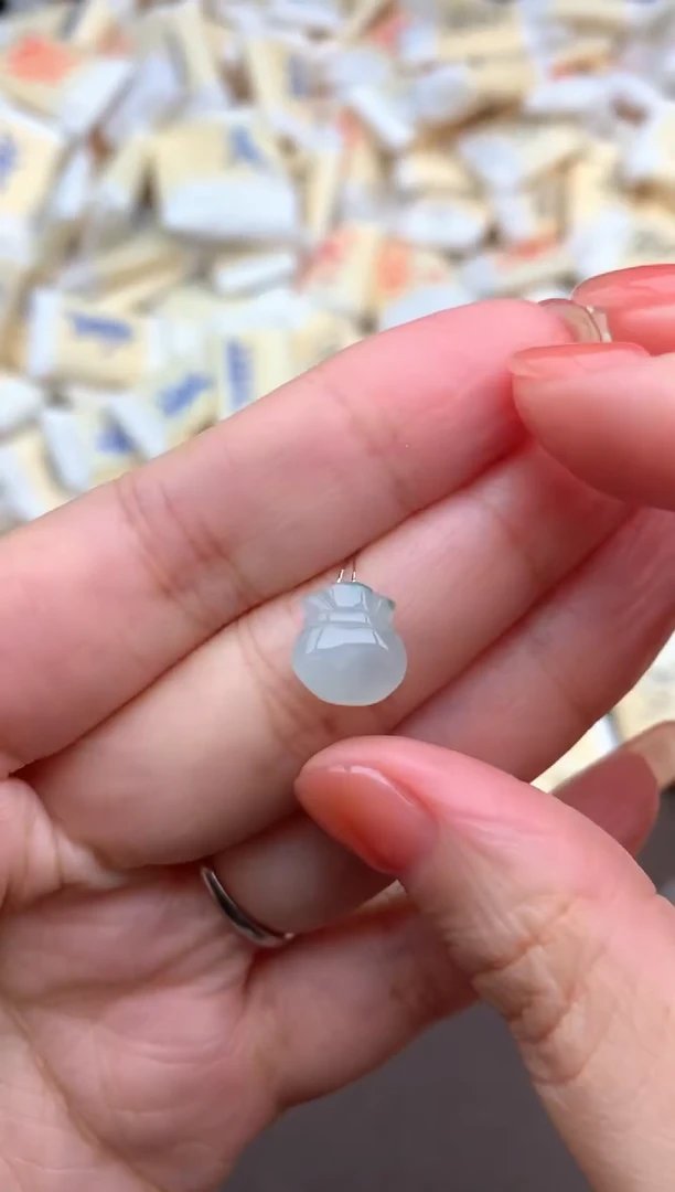 【闪购商品】翡翠挂件银S925镶嵌一9