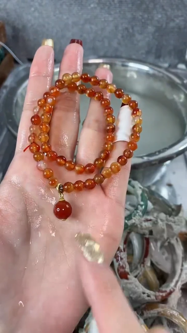 【闪购商品】玛瑙/玉髓手链未镶嵌玛瑙多圈