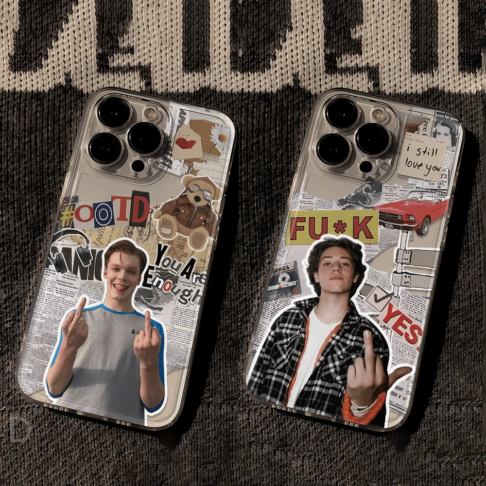 GUSGU/古尚古适用iPhone苹果14PROMAX手机壳8plus超薄潮无耻之徒