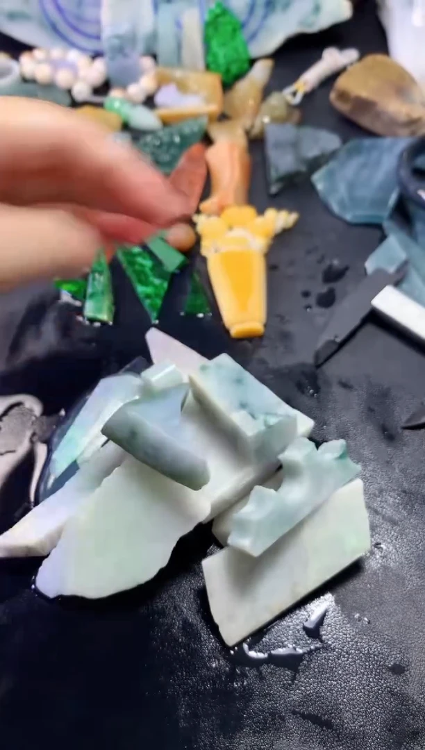 翡翠未镶嵌颈饰119天然翡翠