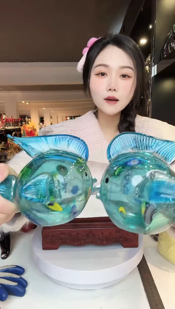 【闪购商品】茶盏琉璃摆件家居摆件