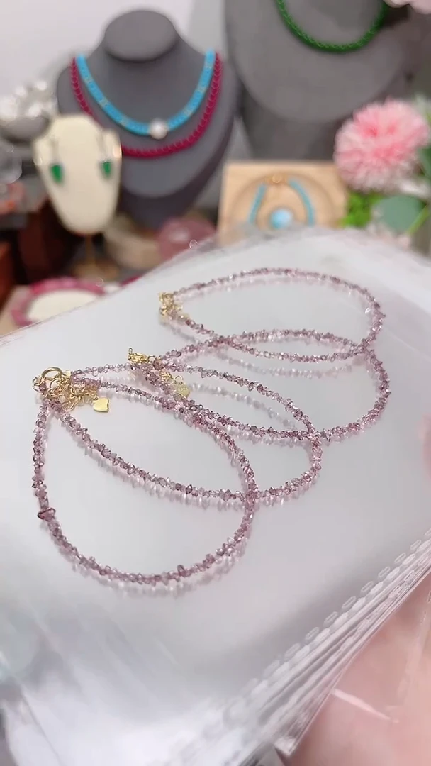 银S925镶嵌手链钻石紫99