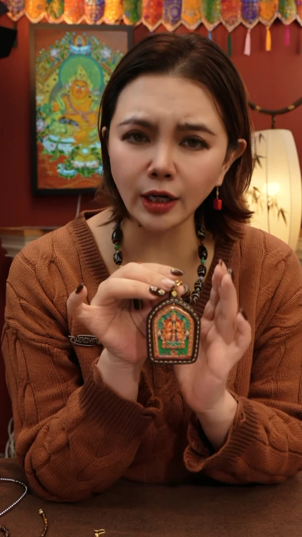 非金属珐琅五爷财擦擦