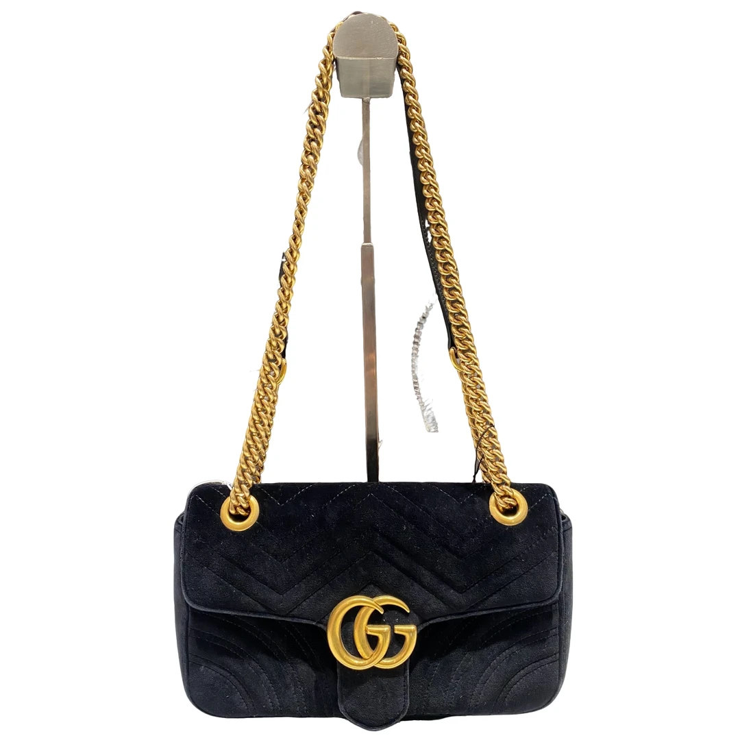 99新 GUCCI/古驰 Gucci古驰马蒙26 丝绒 7925