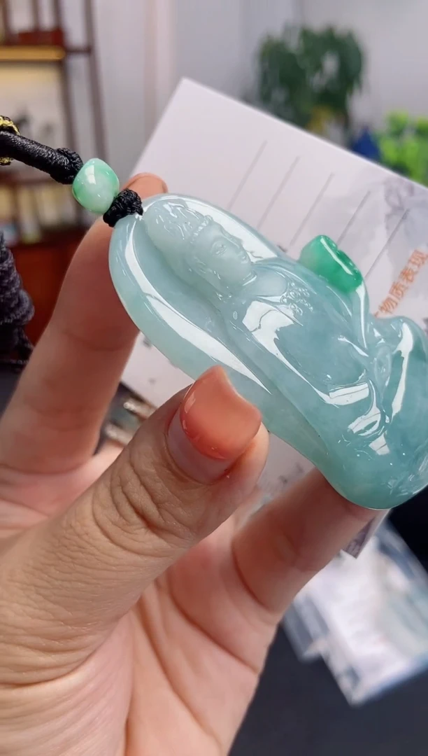 颈饰未镶嵌翡翠缅甸天然翡翠
