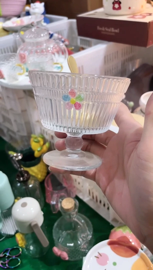 瓷片高脚杯，质量好，拼手速