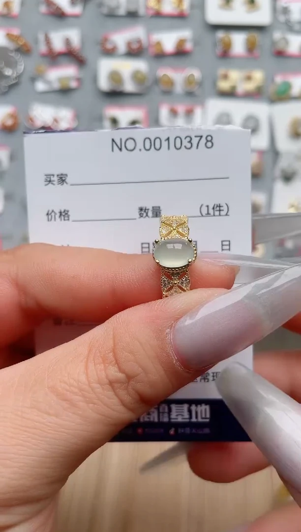 【闪购商品】翡翠戒指银S925镶嵌·