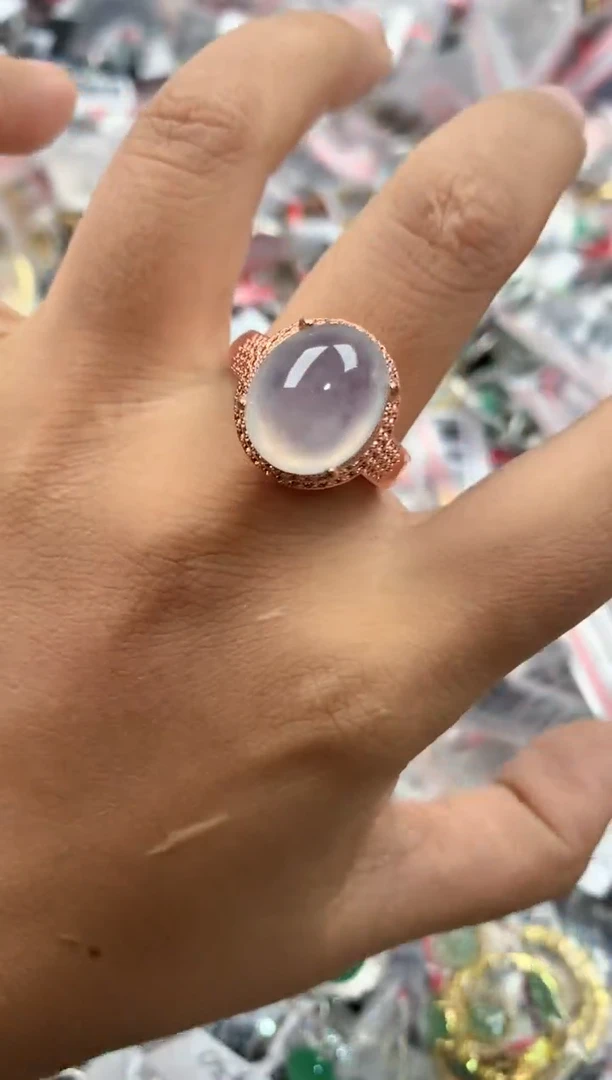 未镶嵌戒指翡翠777            7