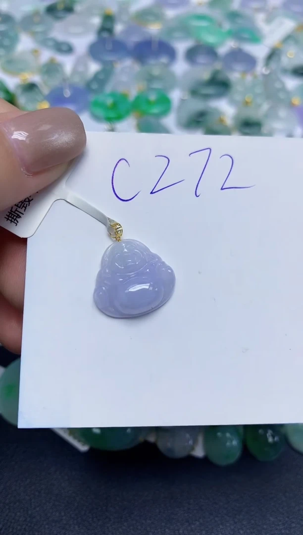 颈饰未镶嵌翡翠天然缅甸翡翠A货翡翠百元以上9元证书费自理