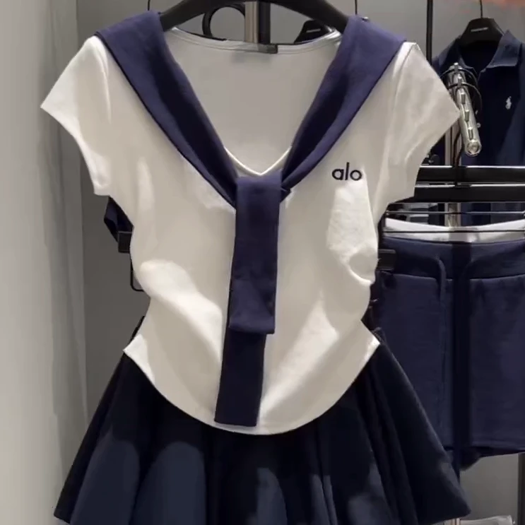 【小个子日常穿搭】夏季收腰显瘦上衣女+百搭短裙裤套装