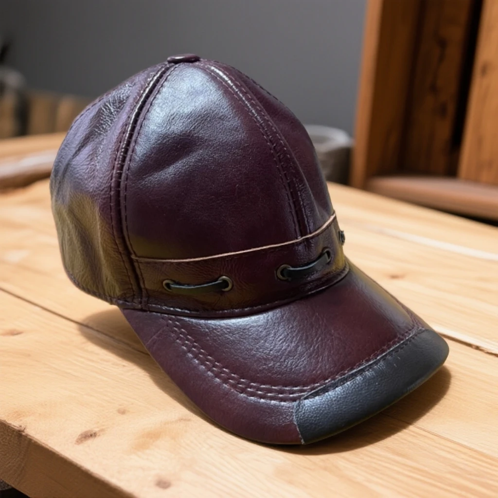 缝线冬季棒球帽棕色运动帽鸭舌帽光身短檐圆顶帽子八角帽秋冬男士