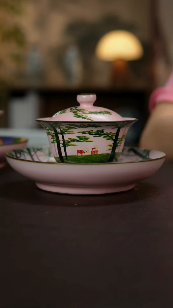 杯景德镇陶瓷杯碗柴烧多人瑕疵