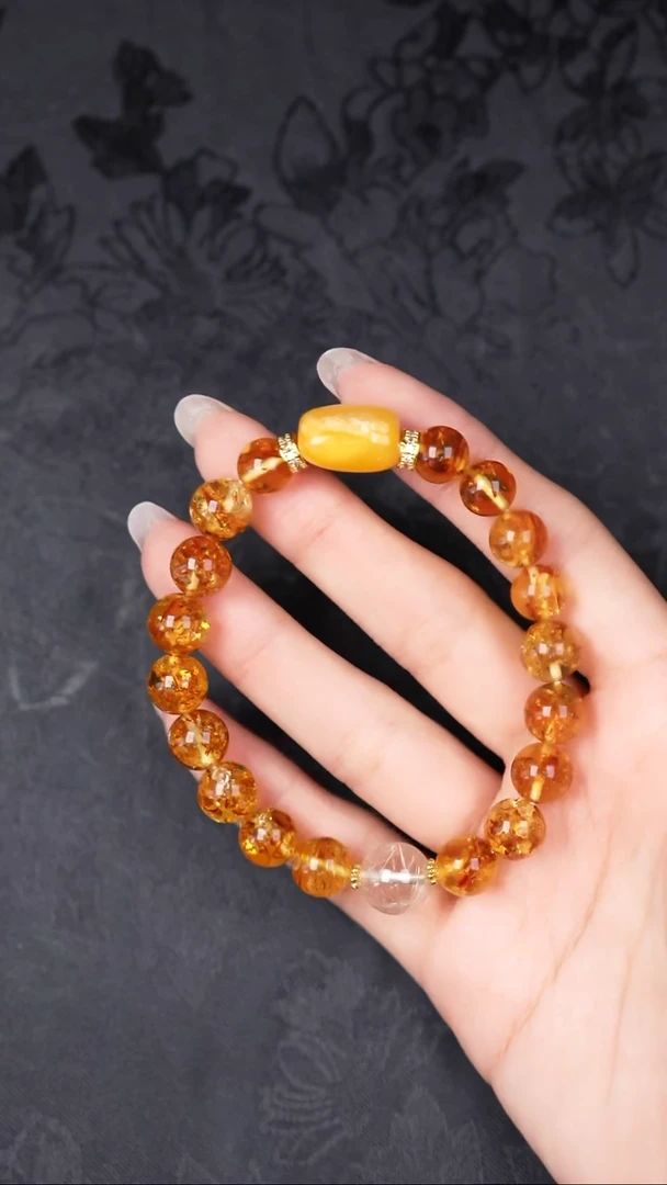 手串琥珀未镶嵌工厂抛货 不退不换 多样性发其1