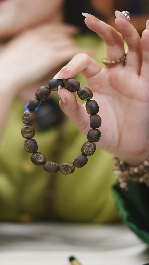 手串沉香10mm留疤单圈12g+多样性发一