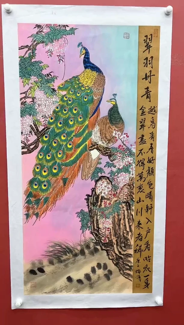 国画梅清-8平尺-花鸟-教学范本