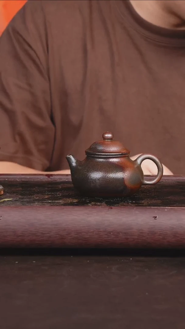茶壶紫砂柴烧 壶
