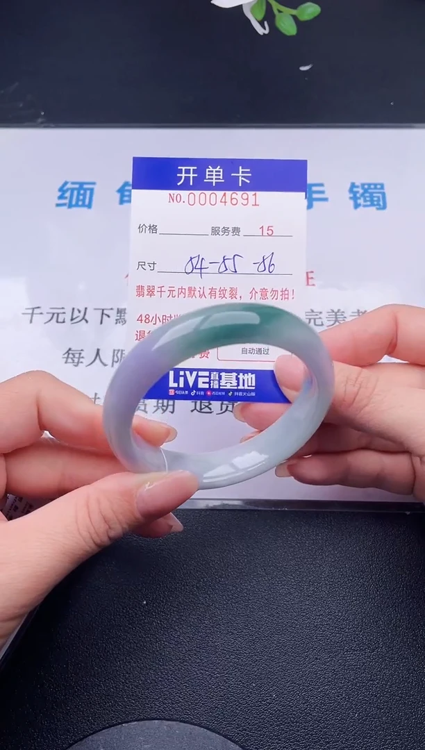 【闪购商品】翡翠手镯未镶嵌91天然翡翠A货
