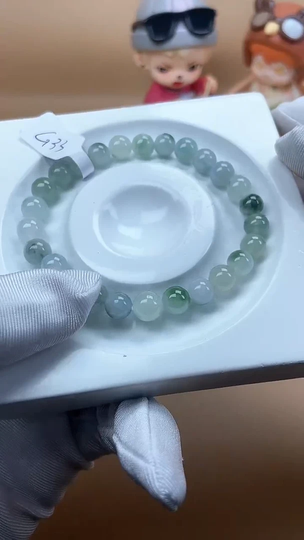 【闪购商品】翡翠手串未镶嵌天然翡翠A货手串G33