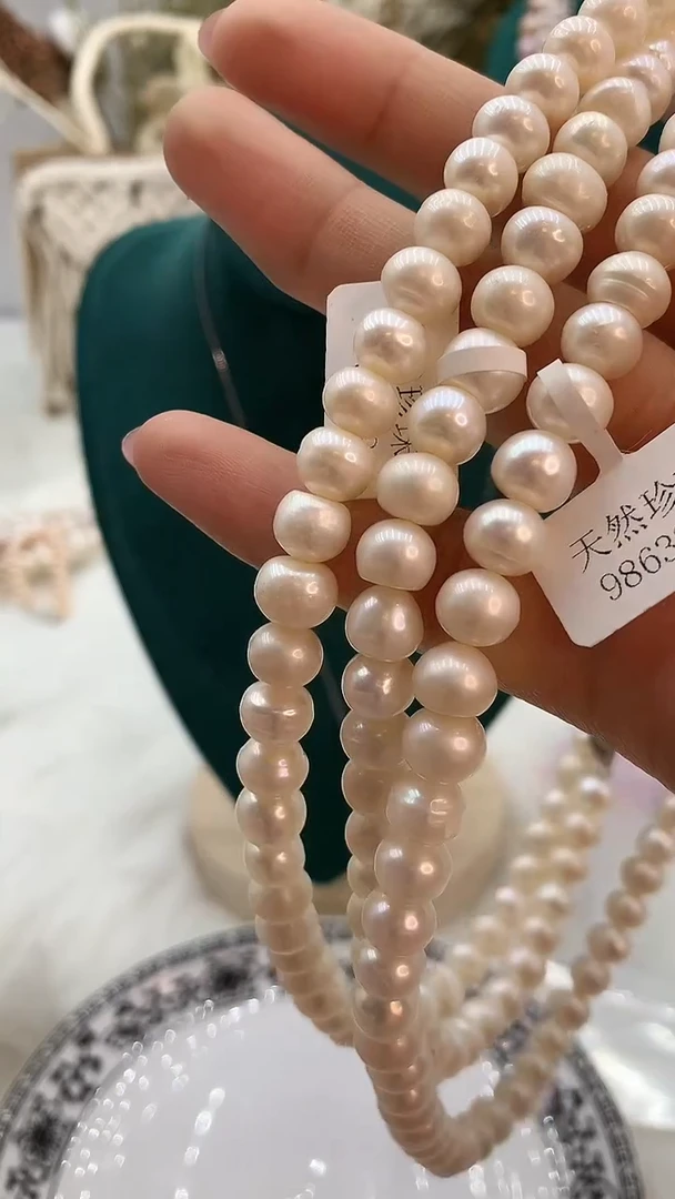 【闪购商品】淡水珍珠项链合金3