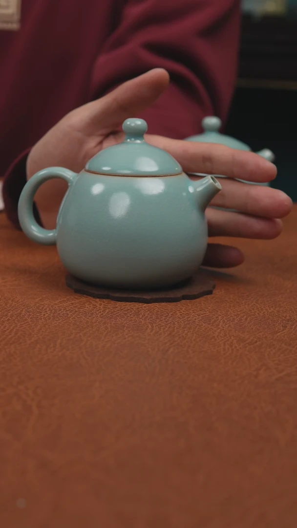 【闪购商品】杯汝州原产地原矿釉龙蛋壶