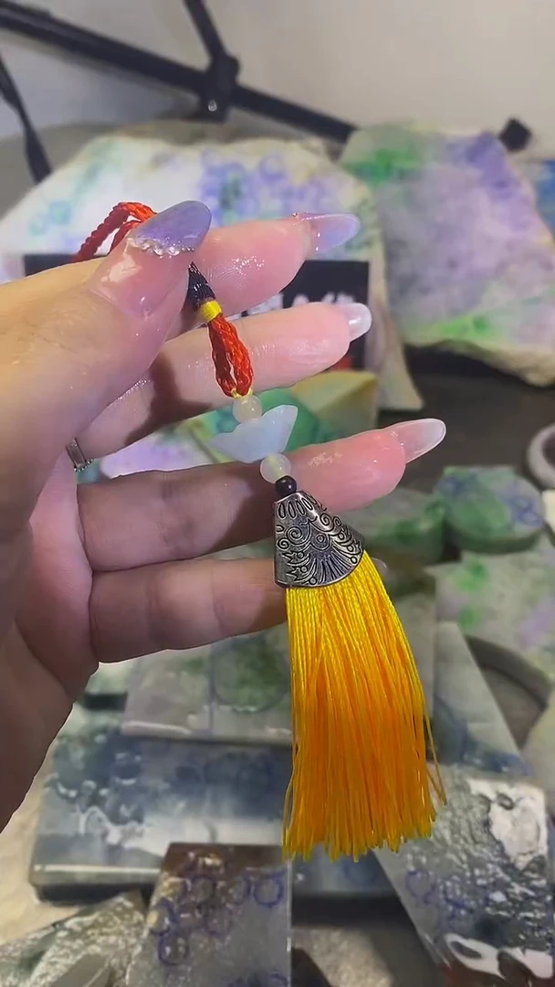 翡翠散珠未镶嵌玉上缘天然翡翠904