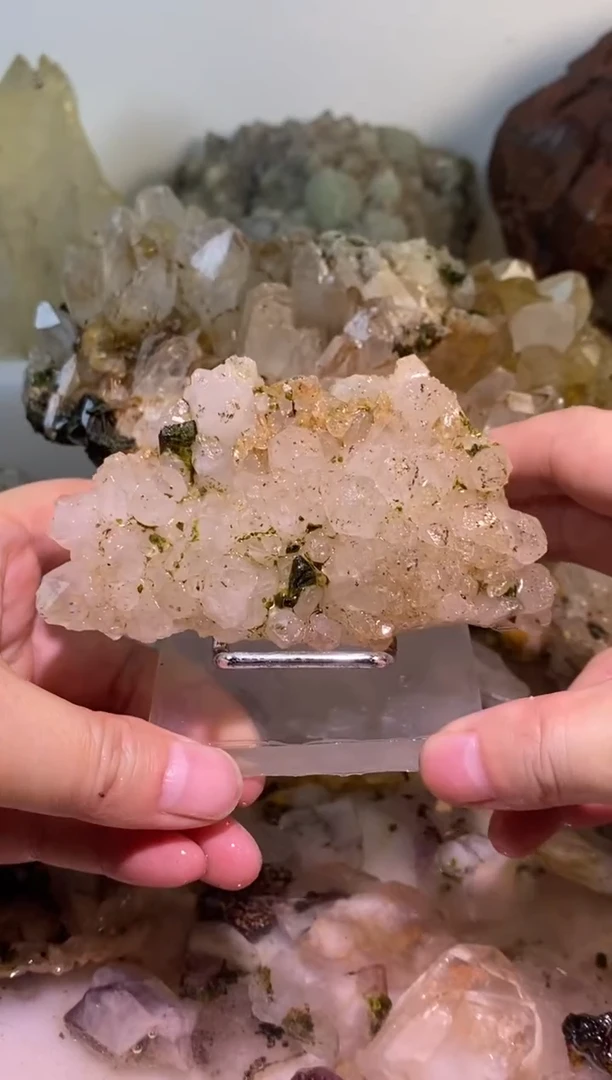 未镶嵌珠宝半成品水晶16号138g四川美姑超七花园水晶