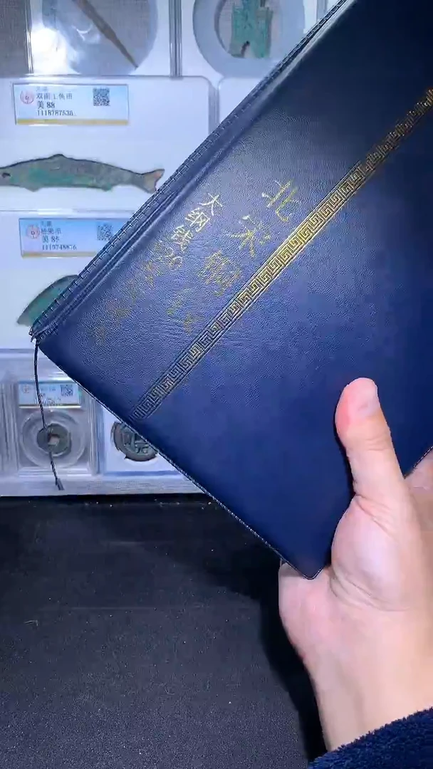 铜御泉收藏北宋大纲钱币册120枚