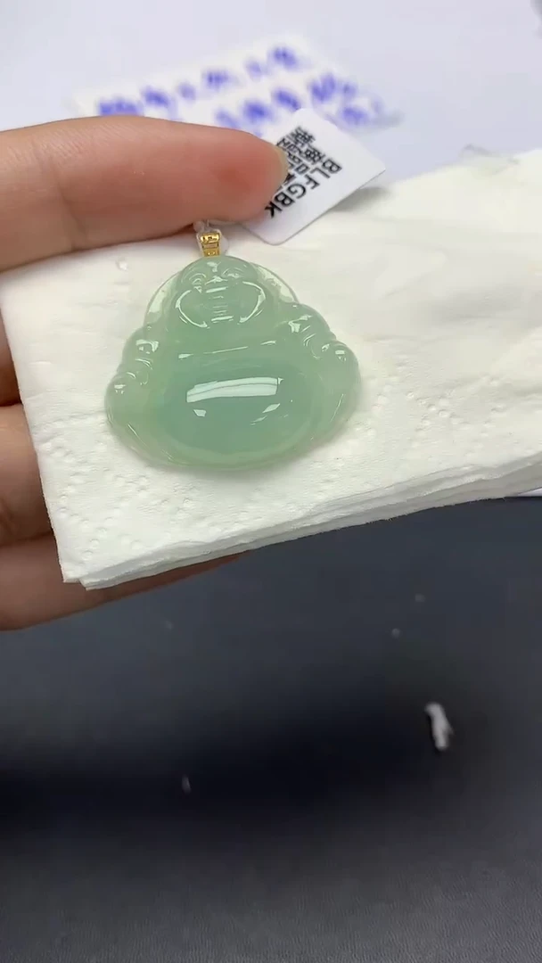 翡翠未镶嵌颈饰天然缅甸a货翡翠