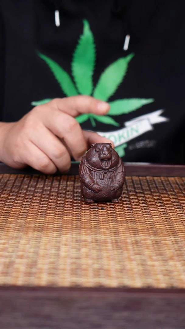 茶壶紫砂汀禾紫砂土拨鼠