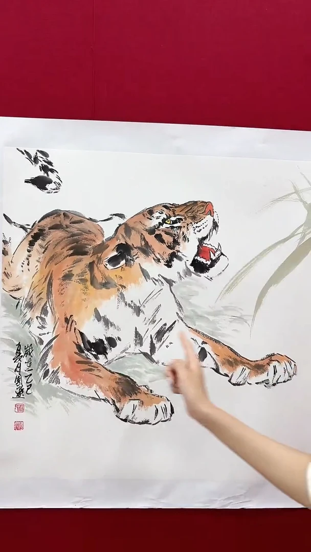 国画杨老师绘画作品