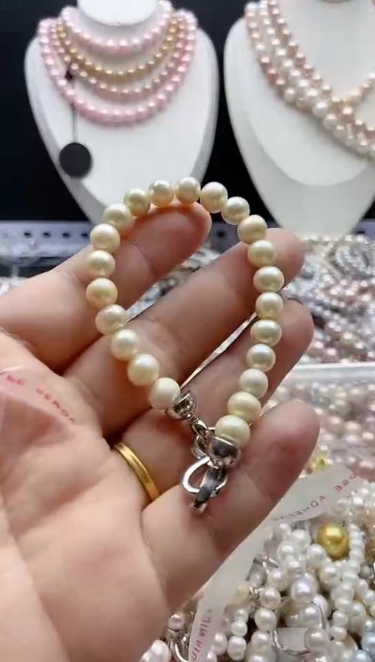 淡水珍珠未镶嵌颈饰1