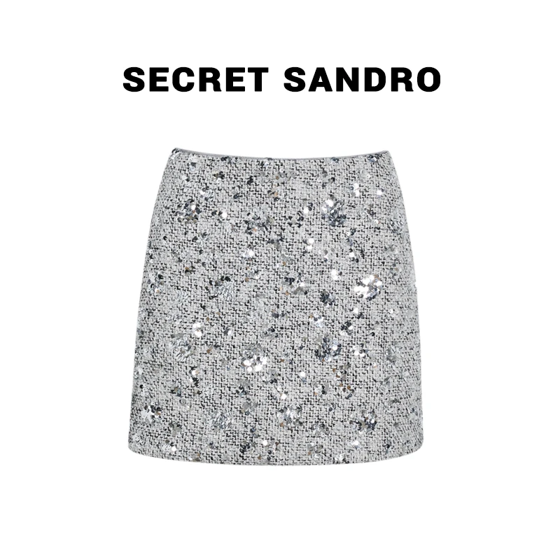 【亮片裙】Secret Sandro 楚楚  短裙 B65202055C