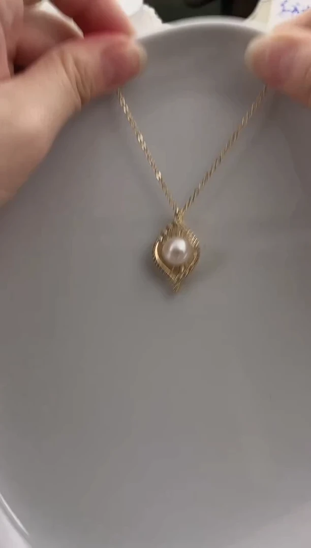 合金耳饰淡水珍珠24