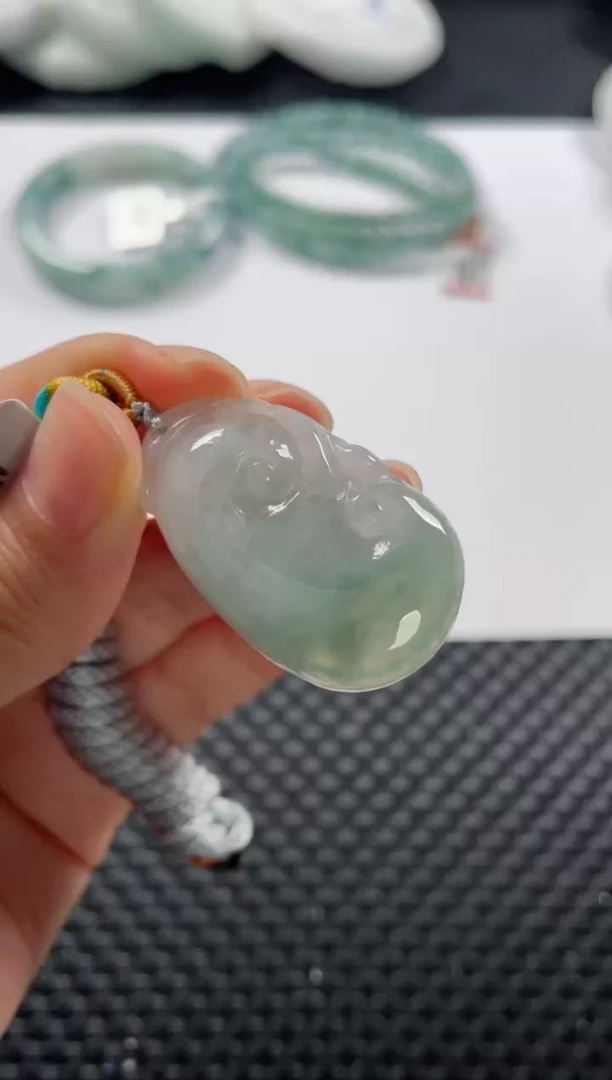 颈饰未镶嵌翡翠基地发货H 0181 如意