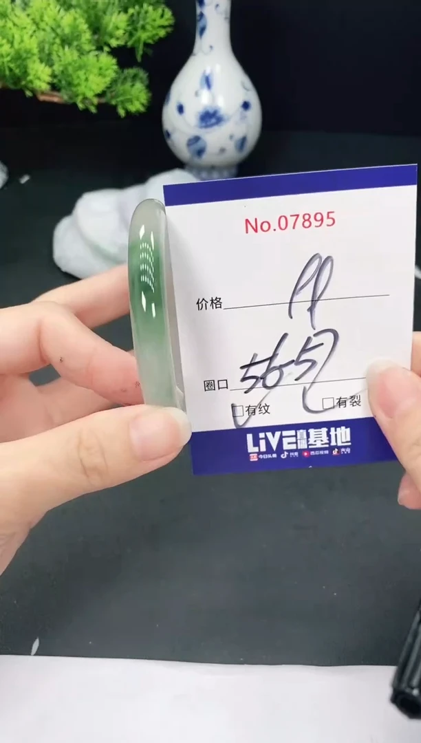 未镶嵌手镯翡翠7895