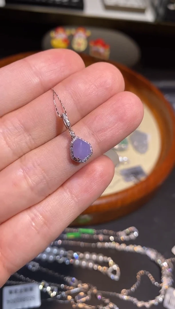 【闪购商品】翡翠18K金镶嵌吊坠(不含链)吊坠