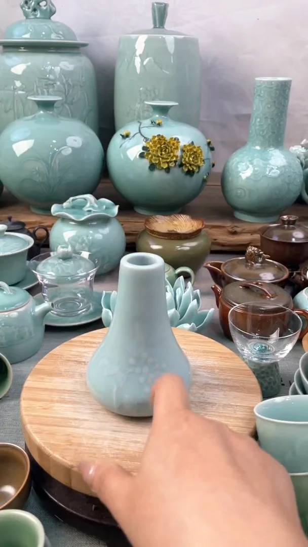 【闪购商品】特价 微瑕 慧仙青瓷