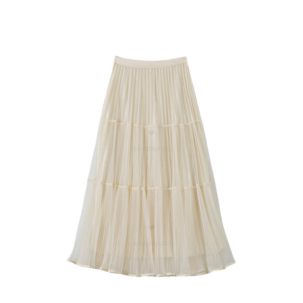 【春日焕新】2025新款仙女风气质网纱半身裙3616