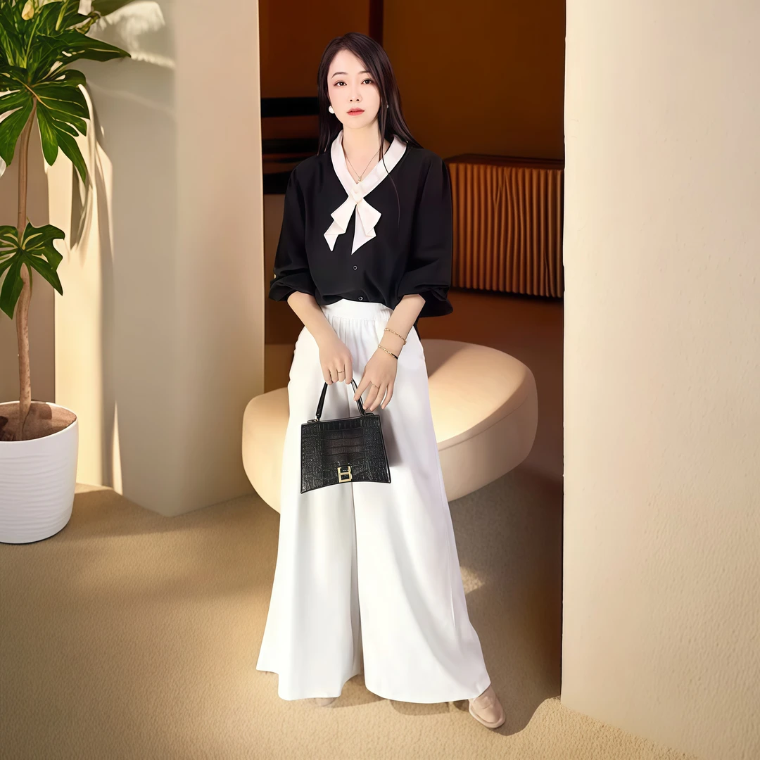 气质时尚夏季名媛设计师法式轻奢小香风优雅上衣A407