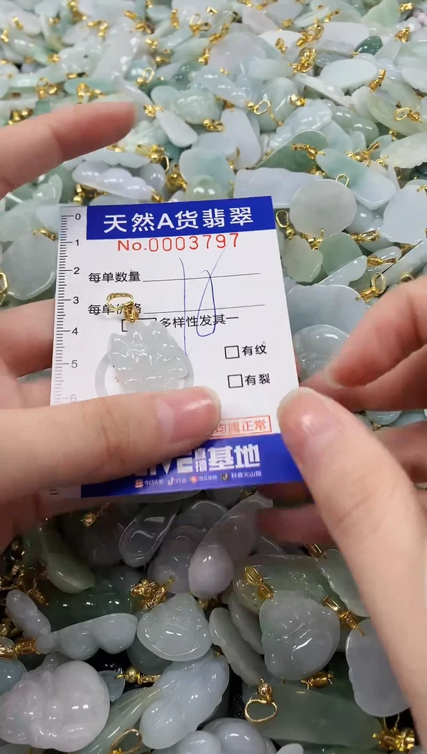 颈饰未镶嵌翡翠天然a货翡翠