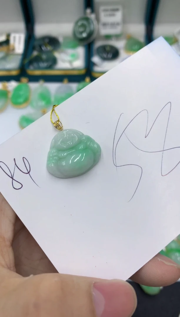 【闪购商品】翡翠颈饰18K金镶嵌1111111111