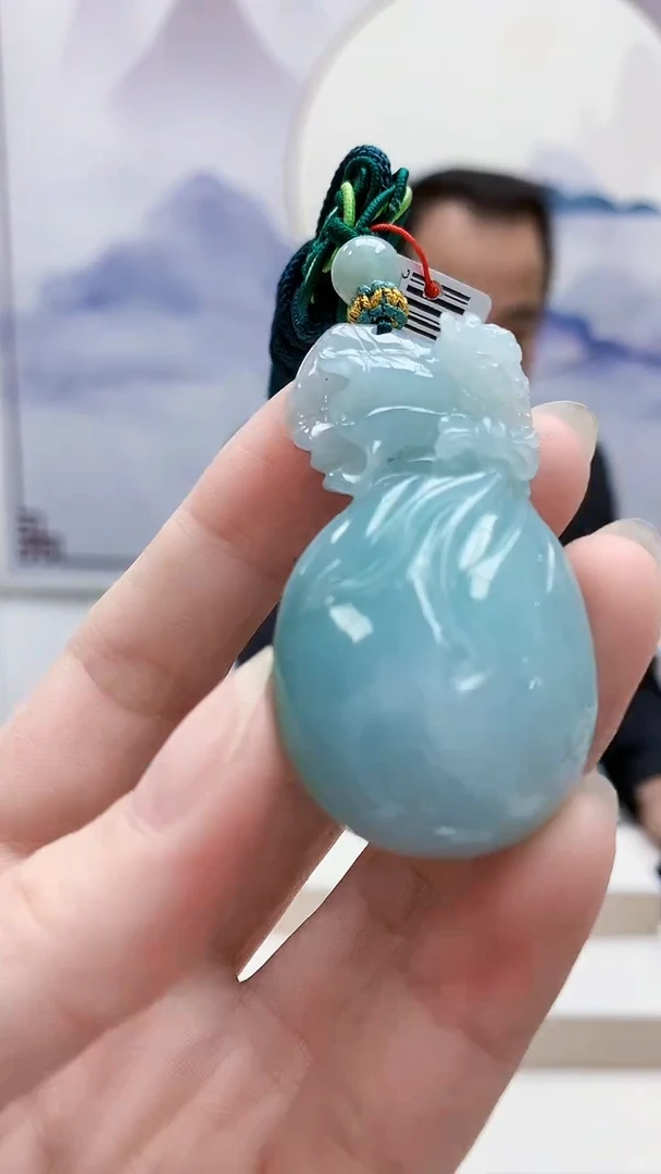 未镶嵌定制翡翠4957ry-毛货挂件33