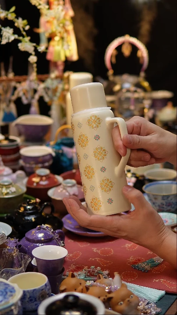 【闪购商品】手工编织陶瓷闷泡壶